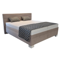 Čalúnená posteľ Windsor 160x200, béžová, vrátane matraca