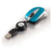 Verbatim Myš Go Mini 49022, 1000DPI, optická, 3tl., drátová USB, modrá