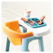 Opatrovateľská sada pre bábiku Nursery 3v1 Écoiffier prebaľovací stolík jedálenská stolička a va