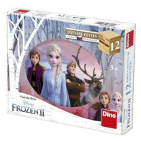Drevené kocky Frozen II 12 ks