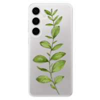 Odolné silikónové puzdro iSaprio - Green Plant 01 - Samsung Galaxy S24+