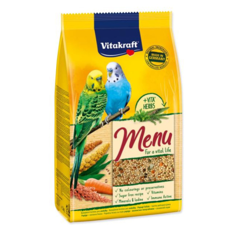 Krmivo Vitakraft Vital Menu andulka 1kg