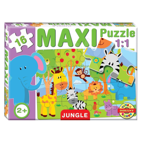 Dohány baby puzzle pre deti Maxi Džungľa 16 dielikov 640-2 DOHÁNY
