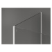 MEXEN/S - Kioto Sprchová zástena WALK-IN 105 x 90 x 40 cm, transparent, biela 800-105-090-221-20