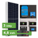 Ecoprodukt Hybrid Victron 3,2kWp 4,8kWh 1-fáz predpripravený solárny systém