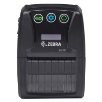 Zebra ZQ210 ZQ21-A0E12KE-00, 8 dots/mm (203 dpi), linerless, CPCL, USB, BT (iOS), black, tiskárn