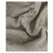 Béžová bavlnená prikrývka na dvojlôžko 200x220 cm Trenza - Oyo Concept