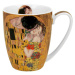 Porcelánový hrnek KLIMT THE KISS 350 ml hnědý