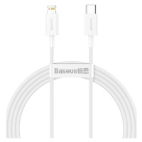 Kábel Baseus Superior Series Cable USB-C to Lightning, 20W, PD, 1,5m (white) (6953156205345)