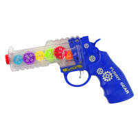 mamido Detská pištoľ s efektmi modrá