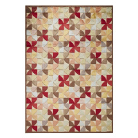 AKCE: 80x250 cm Kusový koberec Creative 103966 Brown/Multicolor z kolekce Elle - 80x250 cm ELLE 