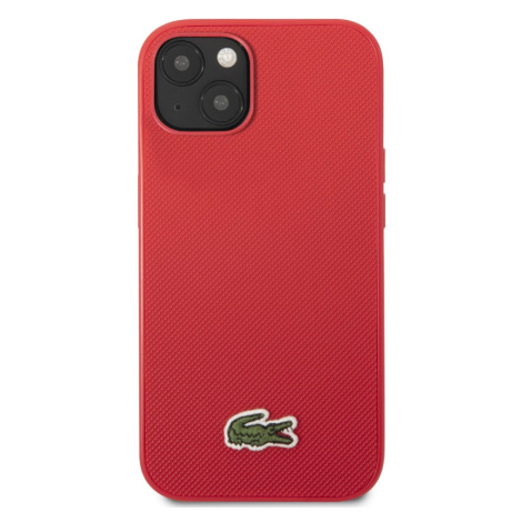 Plastové puzdro Lacoste na Apple iPhone 14 Plus LCHCP14MPVCR Iconic Petit Pique Logo červené