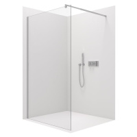 Cerano Onyx, sprchová zástena Walk-in 130x200 cm, 8mm číre sklo, chrómový profil, CER-CER-426385