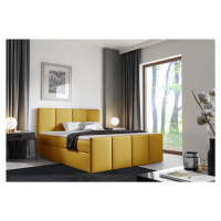 Expedo Čalúnená posteľ boxspring LAROS + topper, 140x200, fancy 48