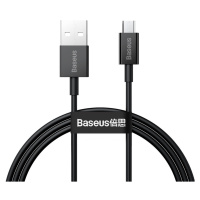 Nabíjací a dátový kábel USB, microUSB, 100 cm, 2000 mA, s ochranou proti zlomeniu, rýchle nabíja