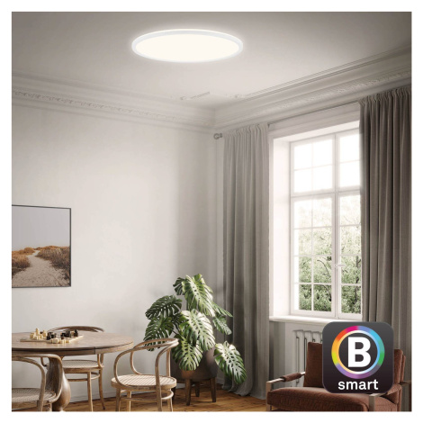 Stropné LED svetlo Slim S stmievateľné CCT biele Ø 45 cm Briloner