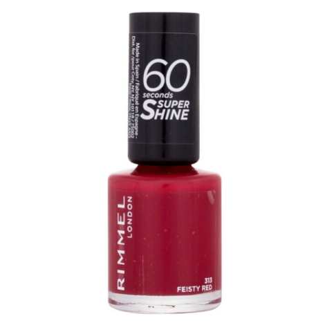 RIMMEL LONDON 60 Seconds Lak na nehty 313 Feisty Red 8 ml