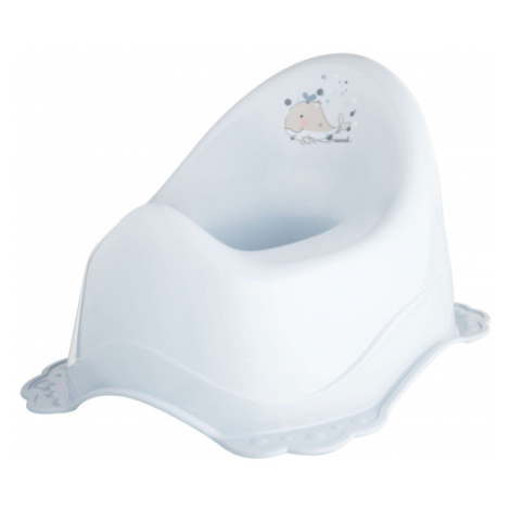 Nočník 2K Whale saténovo modrý