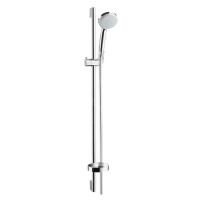 Hansgrohe Croma 100, set sprchovej hlavice, 9 l/min, 4 prúdy, tyče 0,90 m a hadice, chrómová, HA