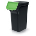 NABBI NPW25S4 odpadkový kôš na triedený odpad (4 ks) 25 l čierna