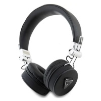 Slúchadlá Guess Bluetooth ENC over-ear headphones GUBH70PGTSPSK black Grained Classic Round Shap