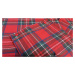 Gipetex Natural Dream Talianská obliečka 100% bavlna Kilt Red - 140x220 / 70x90 cm