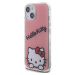 Hello Kitty IML Daydreaming Logo Zadný Kryt pre iPhone 15 Pink