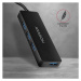 AXAGON HUEG1C 4x USB 3.2 Gen 1 SLIM húb kábel TypeC 14cm