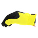 MECHANIX Pracovné rukavice so syntetickou kožou FastFit - žlté M/9