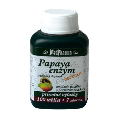 MedPharma Papaya enzym chew. 107 tabliet