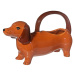 Porcelánová kanvička na zalievanie Sausage Dog – Sass & Belle