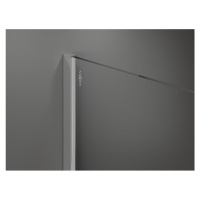 Mexen Kioto, sprchová zástena typu Walk-In 130x200 cm, 8mm číre sklo/námraza, chrómový profil, 8