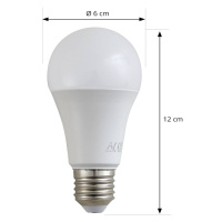 LED žiarovka, opál, E27, A60, 4,3 W, 2700K, 806 lumenov