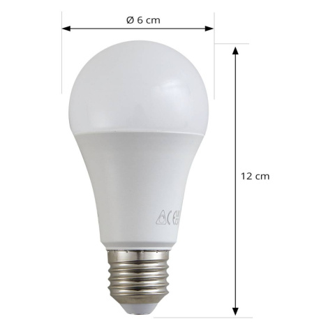 LED žiarovka, opál, E27, A60, 4,3 W, 2700K, 806 lumenov