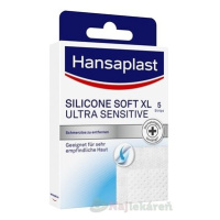 Hansaplast SILICONE SOFT XL ULTRA SENSITIVE náplasť 5ks