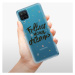 Odolné silikónové puzdro iSaprio - Follow Your Dreams - black - Samsung Galaxy A12