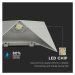 Záhradné LED nástenné svietidlo 5W, 3000K, 550lm, IP65, sivé VT-825 (V-TAC)