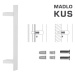 FT - MADLO kód 841Z 40x10 mm SP ks BIM - biela matná (FBO) 300 mm 40x10 mm