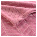 Ružový pléd z mikroflanelu 180x220 cm Arya – douceur d'intérieur