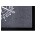 Rohožka Printy 105363 Anthracite grey black - 40x60 cm Hanse Home Collection koberce