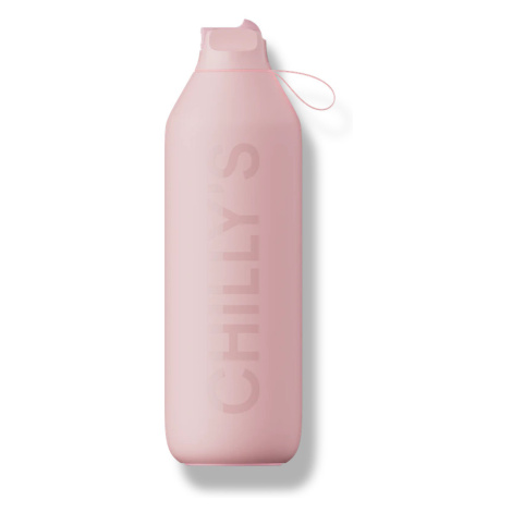 Termofľaša Chilly's Bottles - jemná ružová 1000ml, edícia Series 2 Flip