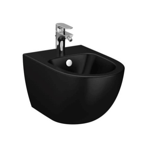 Bidet VitrA Shift závesný čierny, vnútorný prívod RN020BL