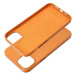 Leather Mag Cover Apple iPhone 15 Plus orange