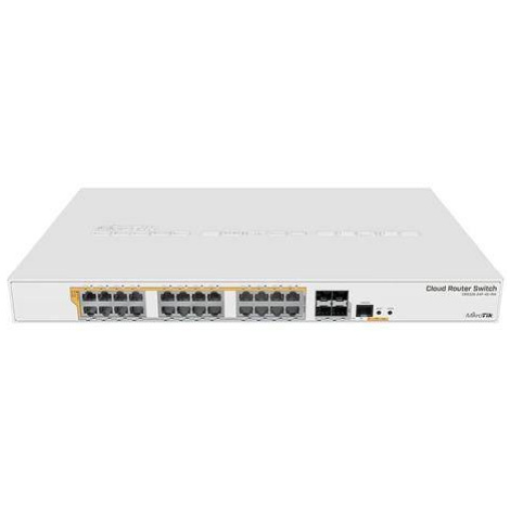 MIKROTIK RouterBOARD Cloud Router Switch CRS328-24P-4S+RM + L5 (800MHz; 512MB RAM; 24x GLAN POE;