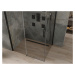 MEXEN/S - OMEGA sprchovací kút 150x100, transparent, čierna 825-150-100-70-00