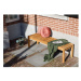 Drevená záhradná lavica v prírodnej farbe Comfort – Exotan