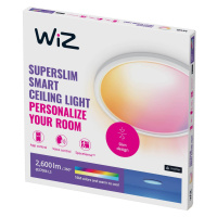 WiZ SuperSlim LED stropné svetlo RGBW Ø42cm biele