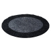 Kusový koberec Life Shaggy 1503 anthracit kruh Rozmery koberca: 200x200 kruh