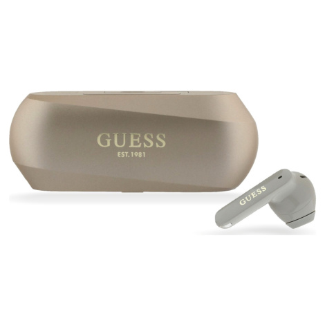 Guess Elongated Metallic ENC TWS Bezdrôtové slúchadlá, Zlaté