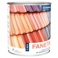 V 2076 FANETA - Farba na strešnú krytinu 6 kg 0840 - červenohnedá